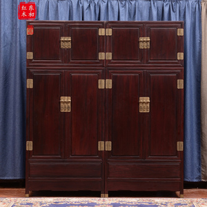 红木顶箱柜非洲酸枝木明清古典大衣柜储物柜中式实木卧室家具